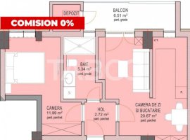 Apartament 43 mpu 2 camere cu lift zona Doamna Stanca Sibiu