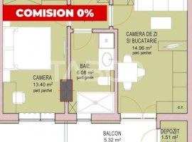 COMISION 0% Apartament 2 camere decomadate etaj 4 in Sibiu Dna Stanca