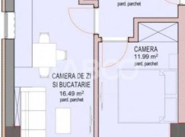 Apartament FARA COMISION 2 camere si balcon etaj 3 Sibiu Dna Stanca