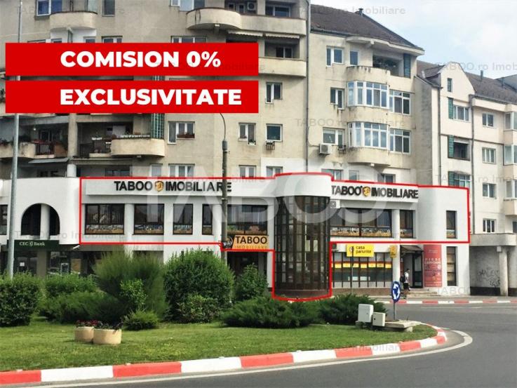 Spatiu comercial sau pentru birouri 268 mpu decomandat in Sibiu