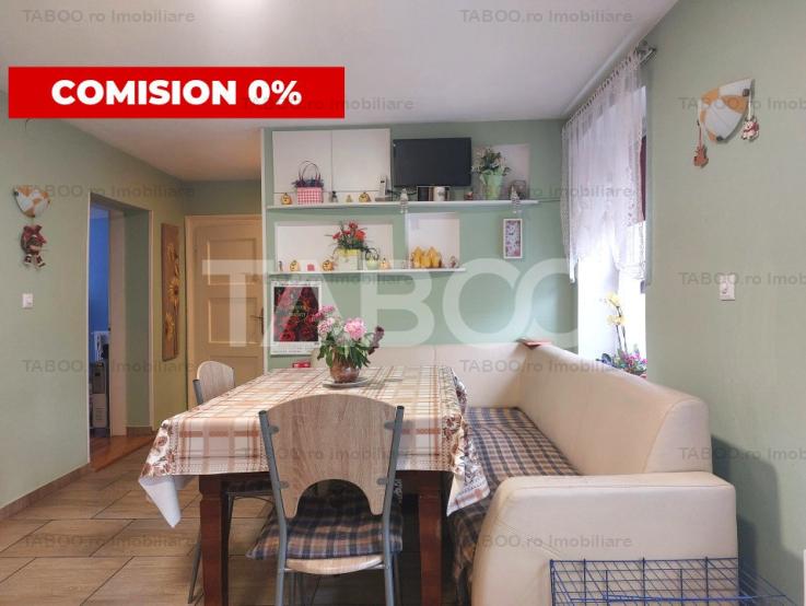 Apartament la casa sub pretul de piata 4 camere pivnita garaj Cisnadie