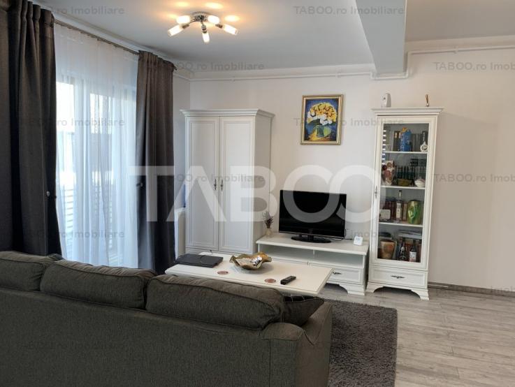 Apartament de vanzare cu 2 camere 52 mp utili mobilat Calea Cisnadiei