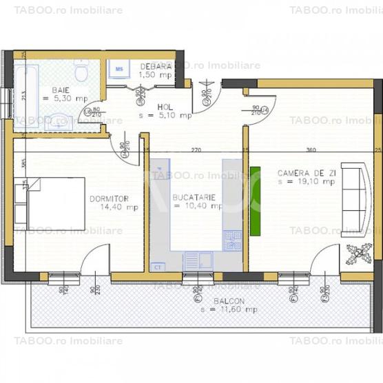 COMISION % Apartament 2 camere 56 mpu Calea Surii Mici GATA SA TE MUTI