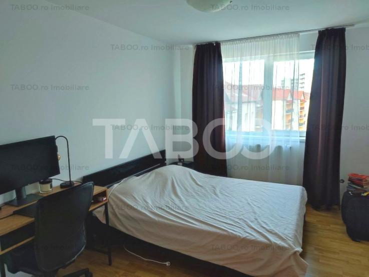 Apartament decomandat 76 mpu 3 camere 2 bai balcon zona Rahovei Sibiu