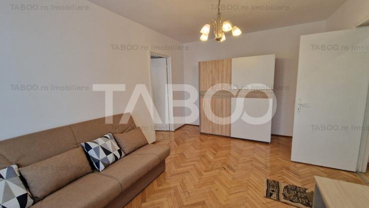 Apartament de vanzare cu 2 camere in centrul Sibiului mobilat modern