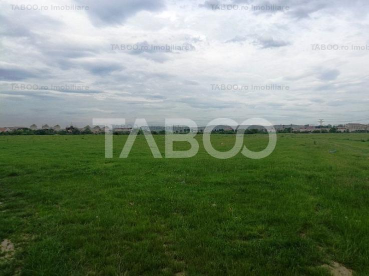 Teren de vanzare 4700 mp cu deschidere de 125 m zona Turnisor Sibiu