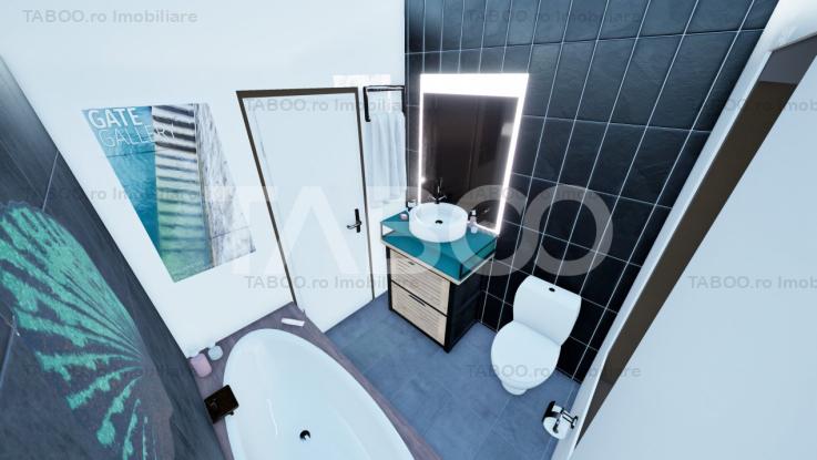 Penthouse spatios - la cheie - 91 mp utili - 2 bai si terasa 197 mp 