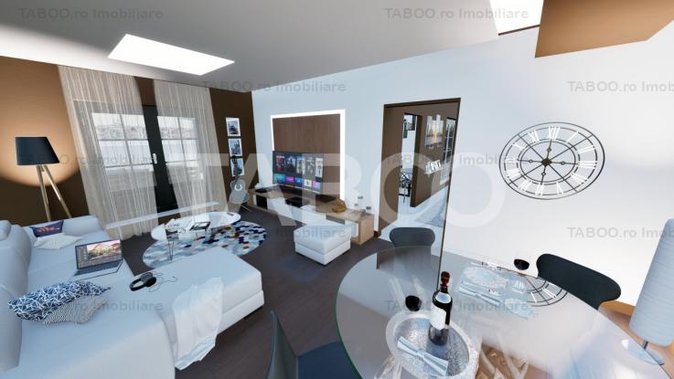 Penthouse spatios - la cheie - 91 mp utili - 2 bai si terasa 197 mp 