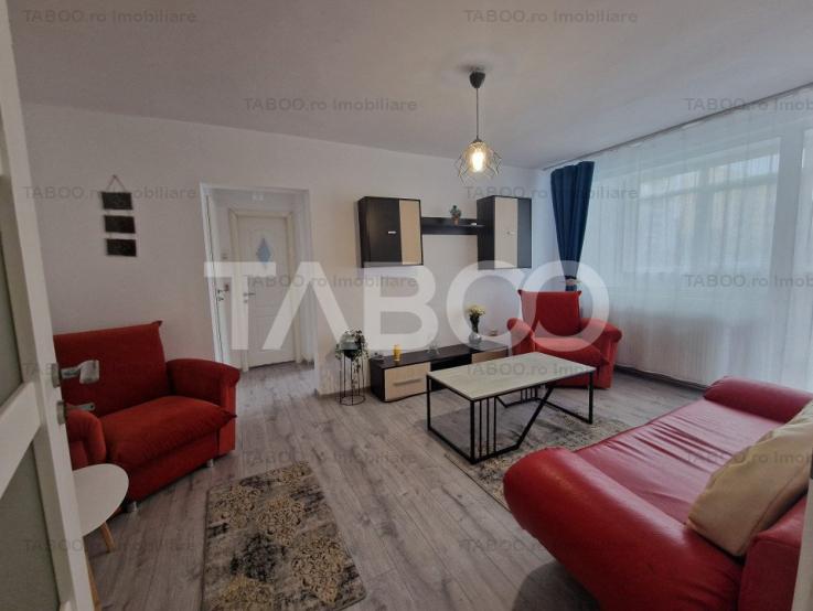 Apartament cu 2 camere mobilat cu vedere spre Bulevardul Mihai Viteazu