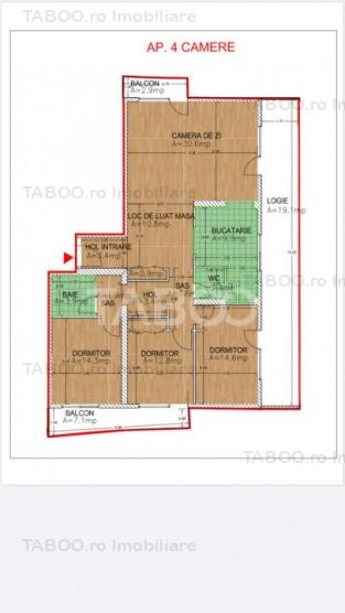 FARA COMISION! Apartament 4 camere 3 balcoane Rahovei 115 mpu etajul 1