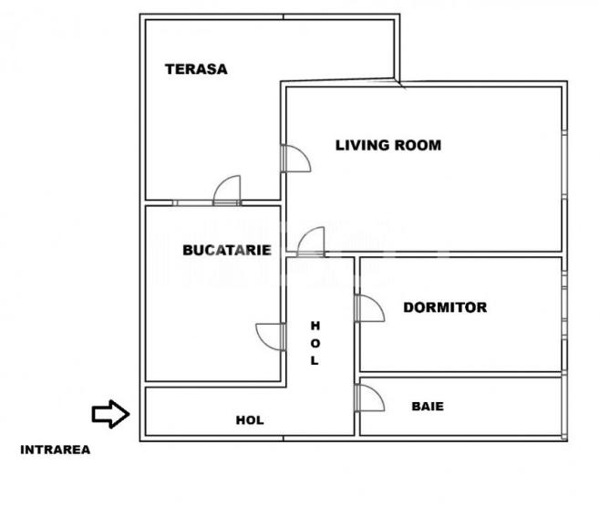 Apartament de vanzare 2 camere balcon parcare etaj 2 Selimbar Sibiu