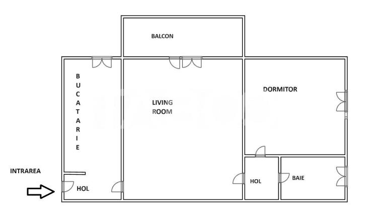 Apartament de vanzare cu 2 camere in centrul Sibiului mobilat modern