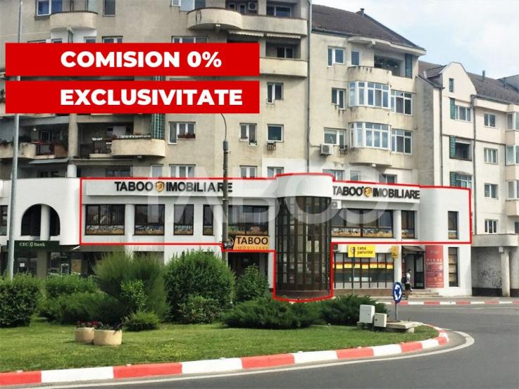 Spatiu comercial sau pentru birouri 268 mpu decomandat in Sibiu