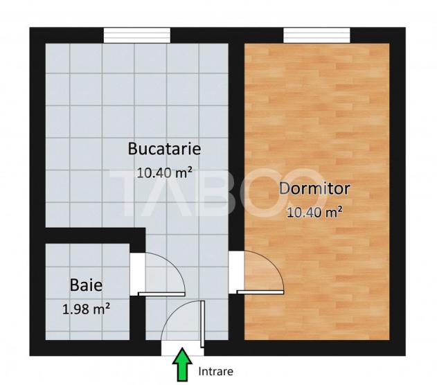 Garsoniera decomandata pe Aleea Valea Frumoasei din Vasile Aaron