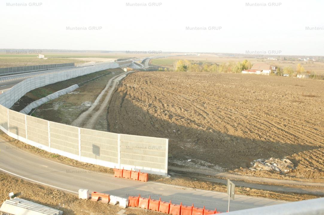 MOARA VLASIEI, langa nodul Autostrazii A3, 10200 mp. teren cu pozitie stradala