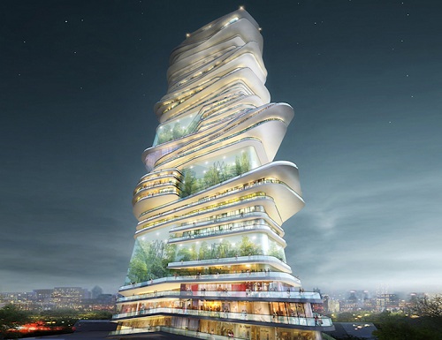 O echipa de arhitecti a propus crearea unui oras vertical