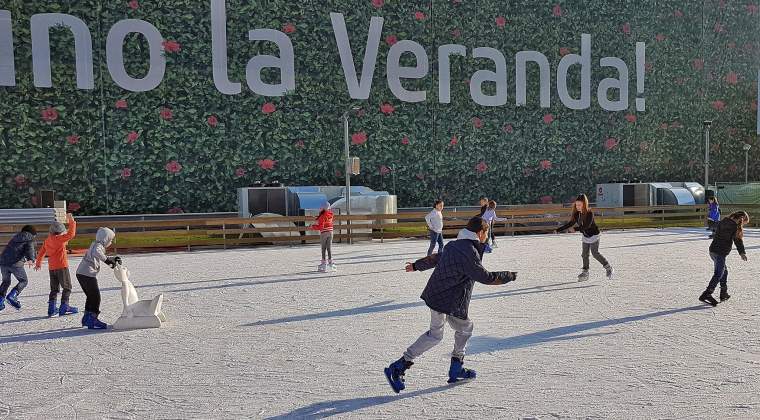 Veranda Mall deschide primul patinoar in aer liber din cartierul Obor