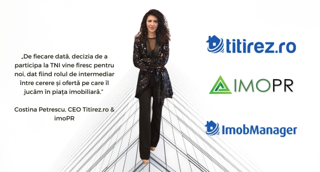 Titirez.ro, imoPR și ImobManager participă la ediția aniversară a TNI, din 20-22 septembrie 2024